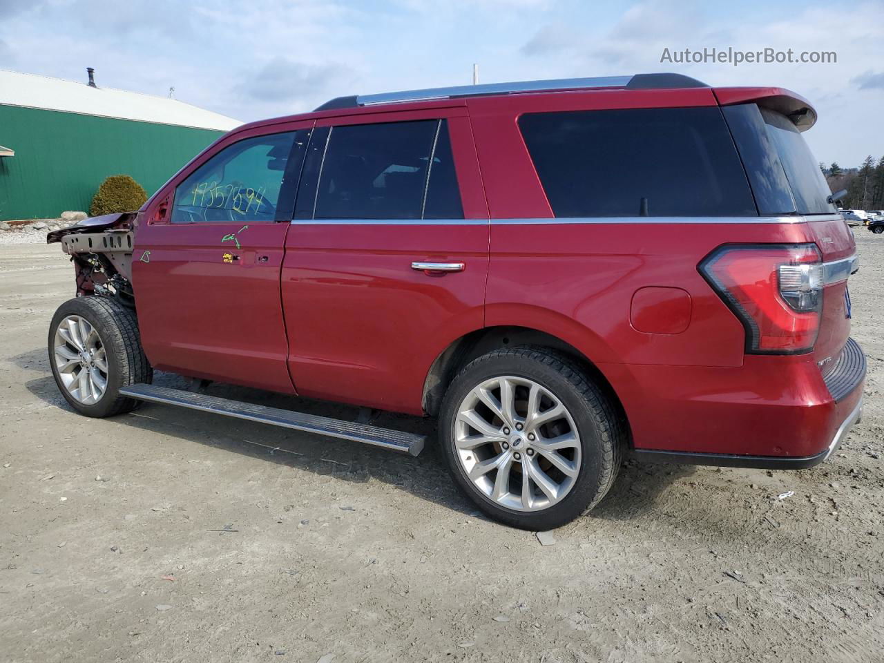 2018 Ford Expedition Limited Red vin: 1FMJU2AT4JEA68556