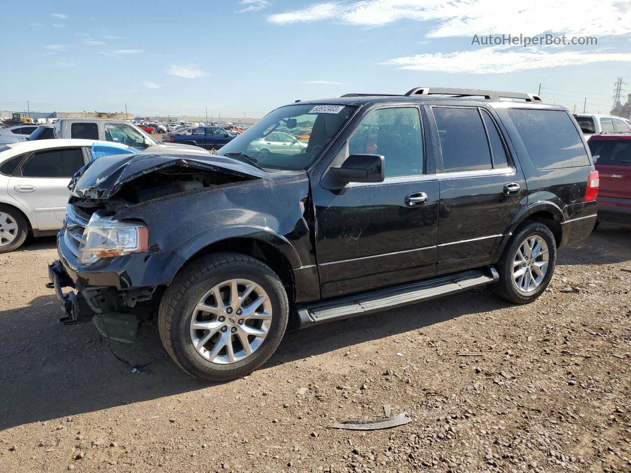 2017 Ford Expedition Limited Black vin: 1FMJU2AT5HEA13060