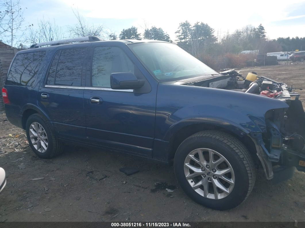 2017 Ford Expedition Limited Blue vin: 1FMJU2AT5HEA84856