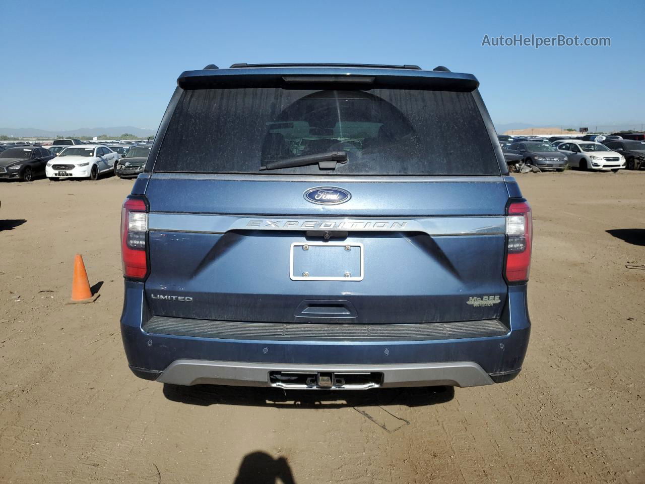 2018 Ford Expedition Limited Blue vin: 1FMJU2AT5JEA06843