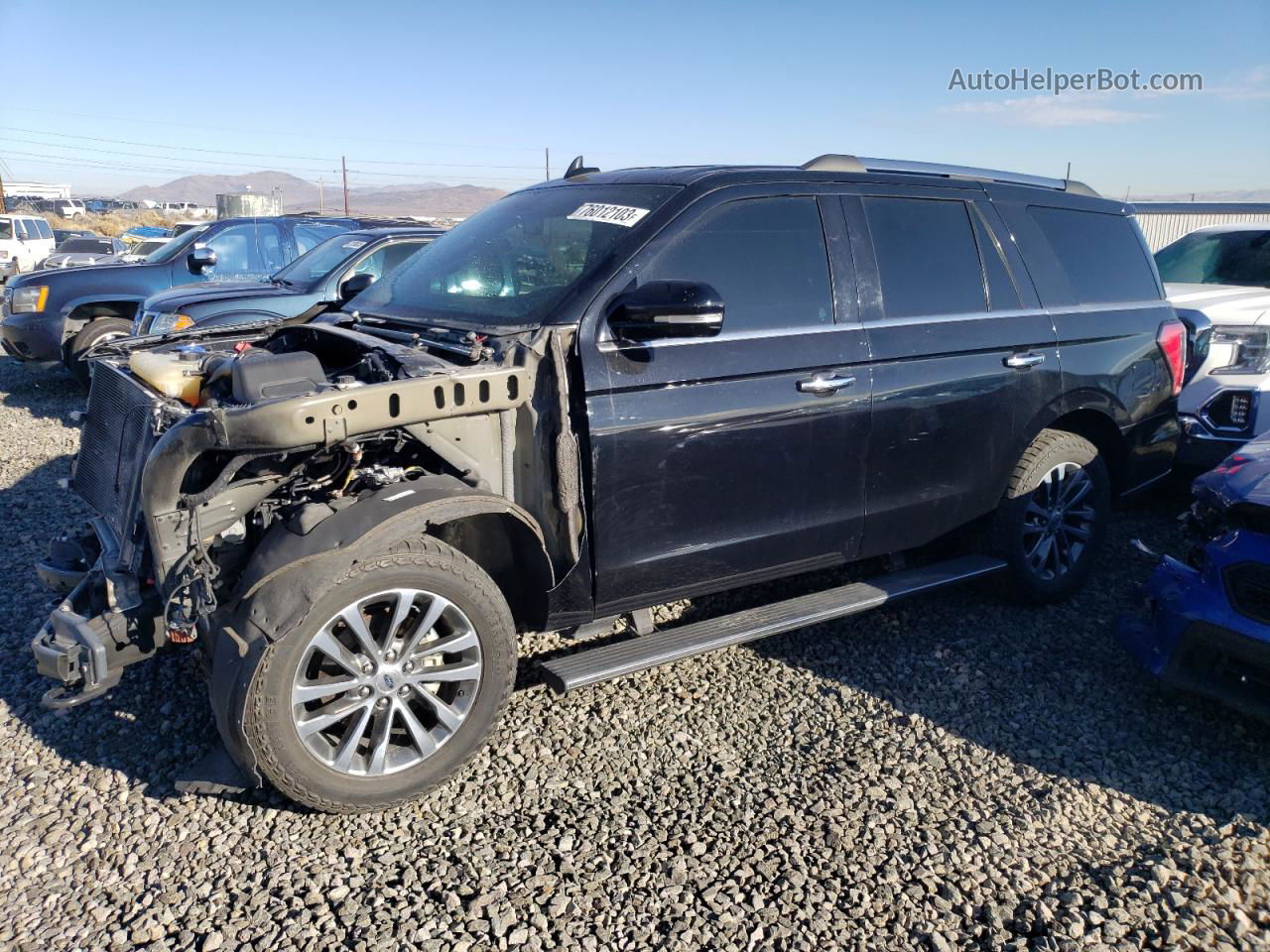 2018 Ford Expedition Limited Black vin: 1FMJU2AT5JEA25392