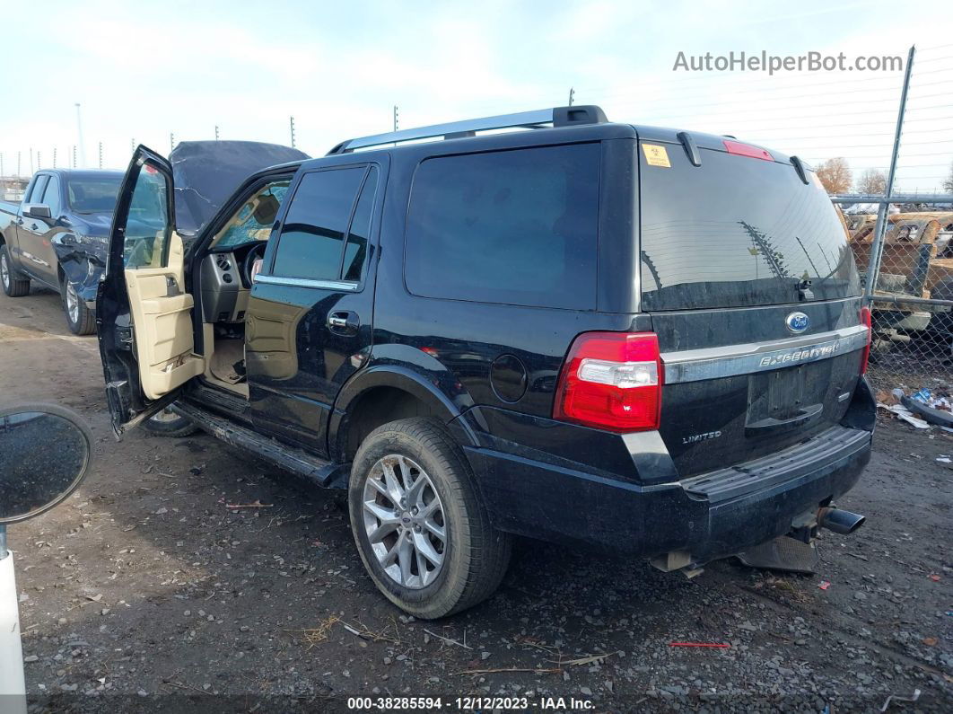 2016 Ford Expedition Limited Black vin: 1FMJU2AT6GEF08348