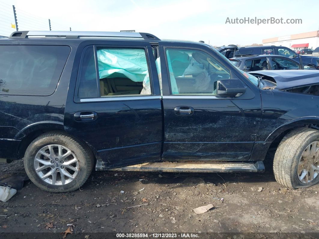 2016 Ford Expedition Limited Black vin: 1FMJU2AT6GEF08348