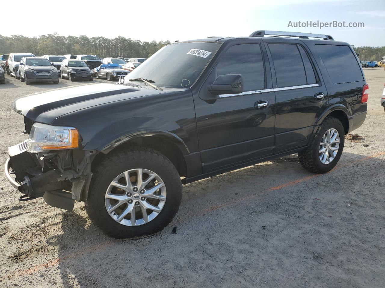 2017 Ford Expedition Limited Black vin: 1FMJU2AT6HEA76474