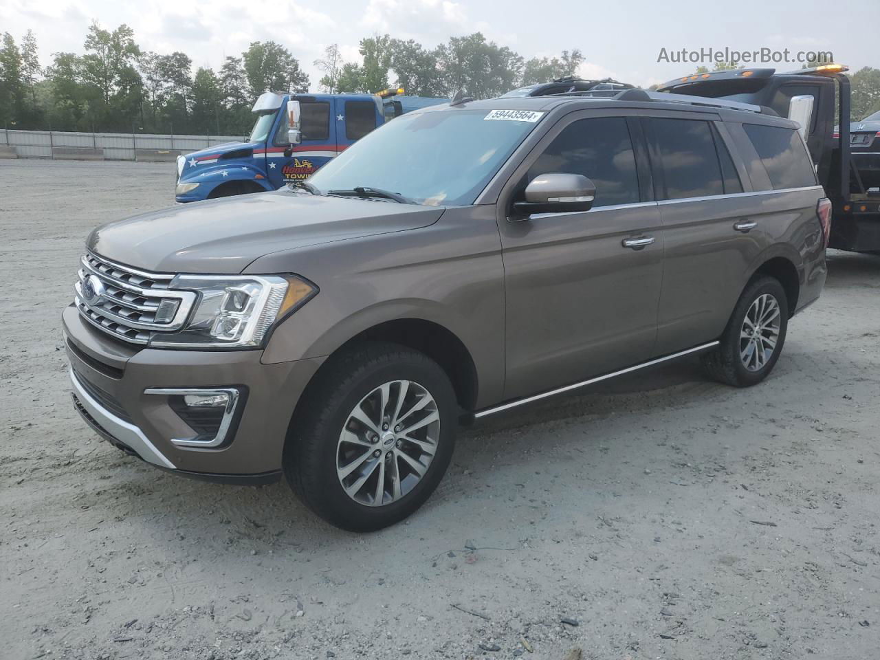 2018 Ford Expedition Limited Серый vin: 1FMJU2AT6JEA05054