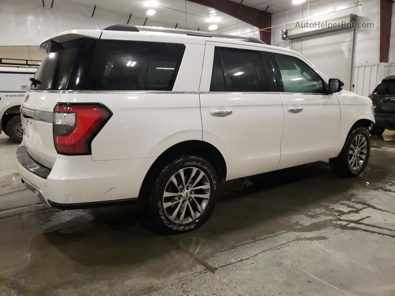 2018 Ford Expedition Limited White vin: 1FMJU2AT6JEA46770