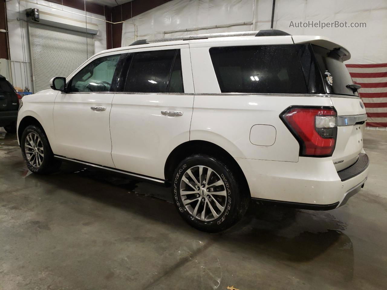 2018 Ford Expedition Limited White vin: 1FMJU2AT6JEA46770