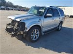2017 Ford Expedition Limited Silver vin: 1FMJU2AT7HEA17384