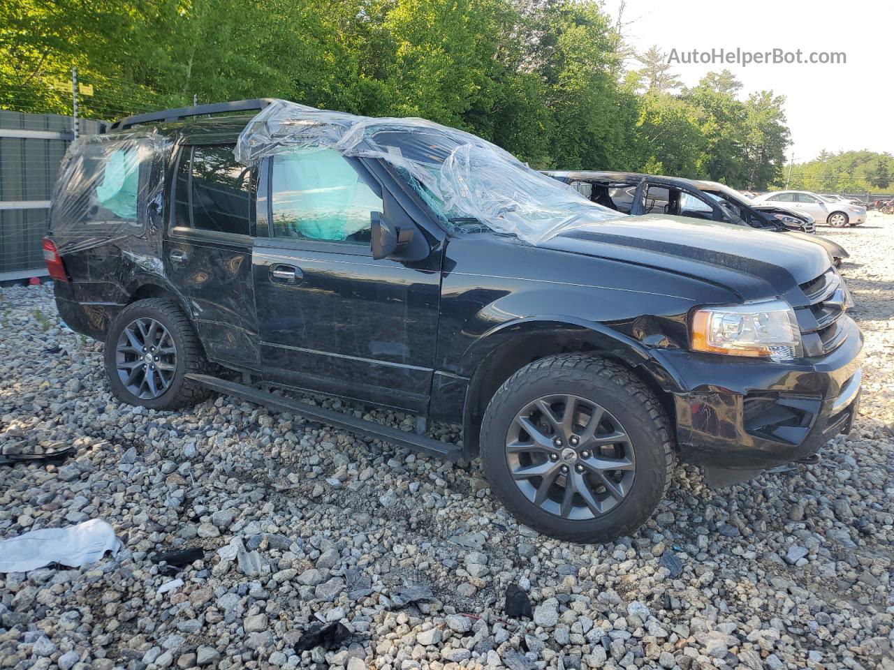 2017 Ford Expedition Limited Black vin: 1FMJU2AT7HEA53897