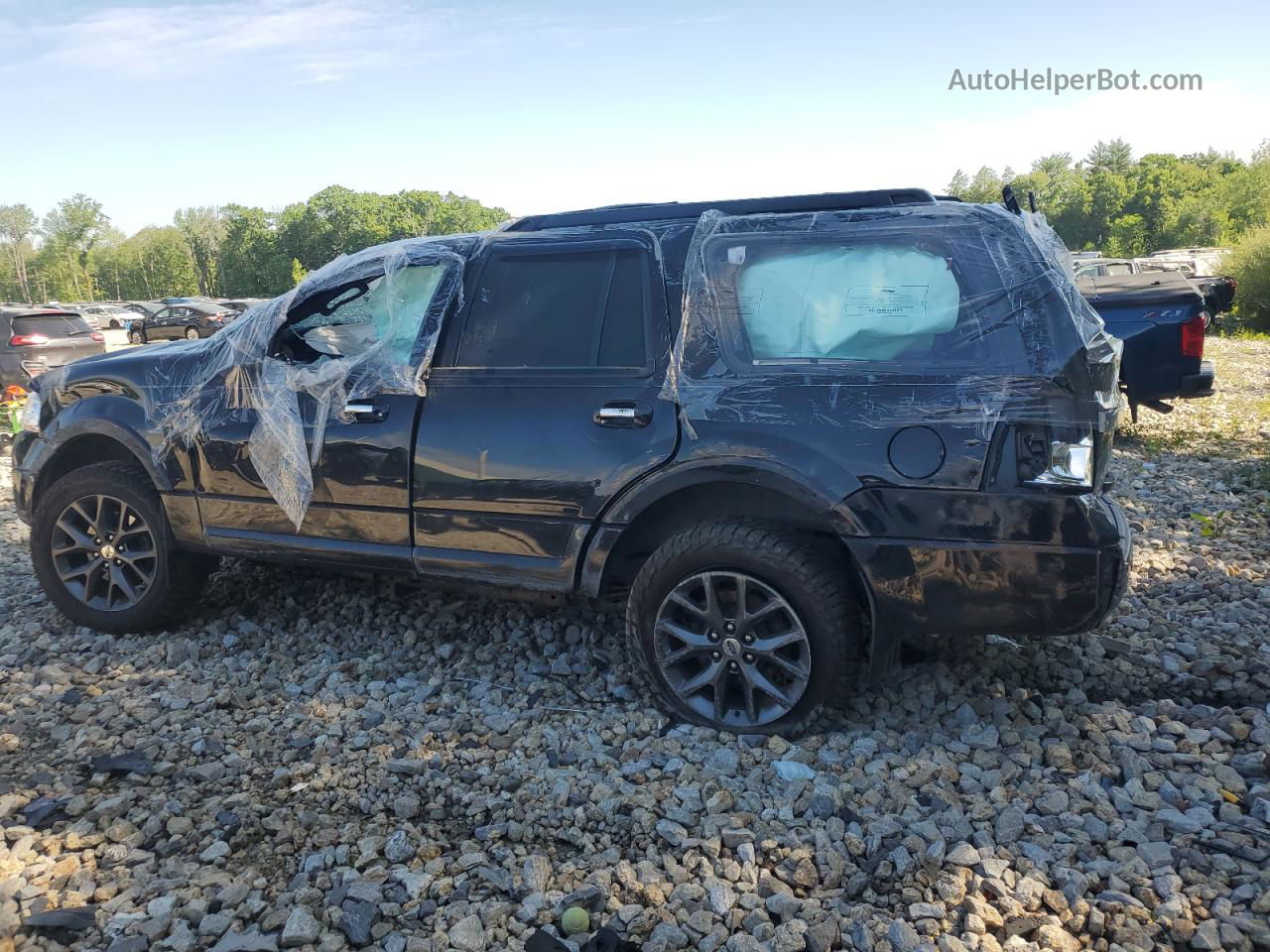 2017 Ford Expedition Limited Black vin: 1FMJU2AT7HEA53897