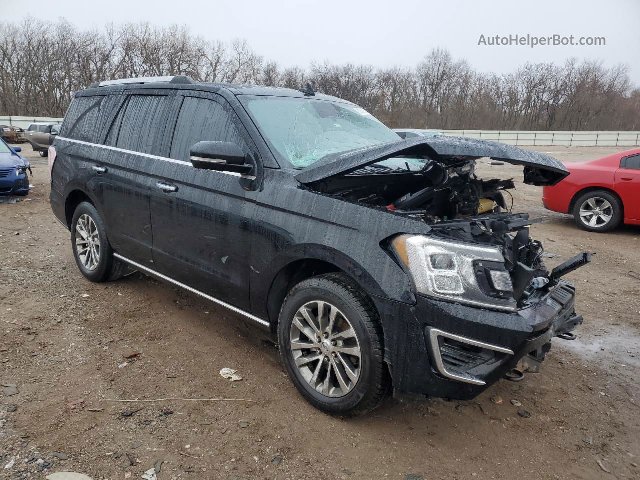 2018 Ford Expedition Limited Black vin: 1FMJU2AT7JEA08366