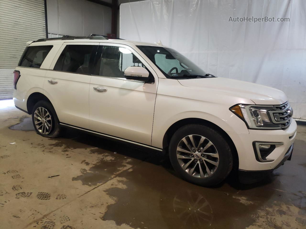 2018 Ford Expedition Limited White vin: 1FMJU2AT7JEA21070