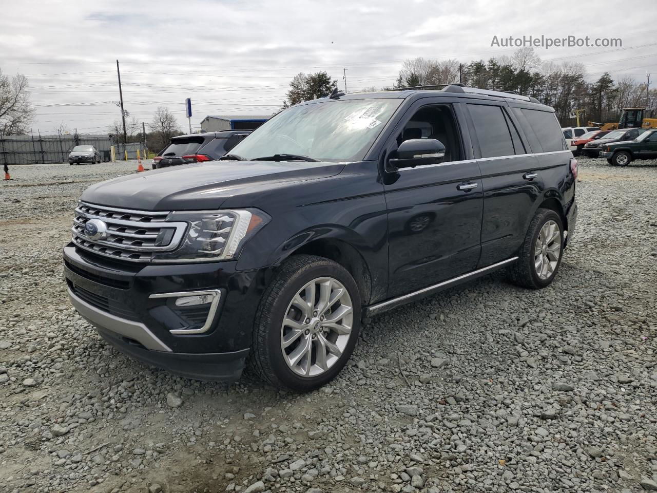 2018 Ford Expedition Limited Black vin: 1FMJU2AT7JEA35681