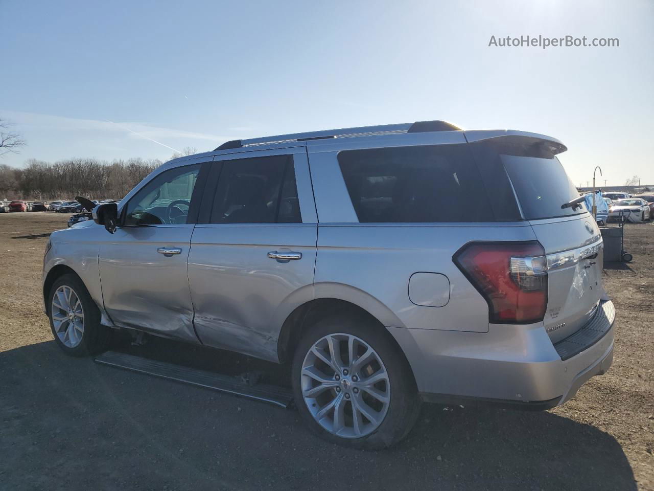 2018 Ford Expedition Limited Silver vin: 1FMJU2AT7JEA37009