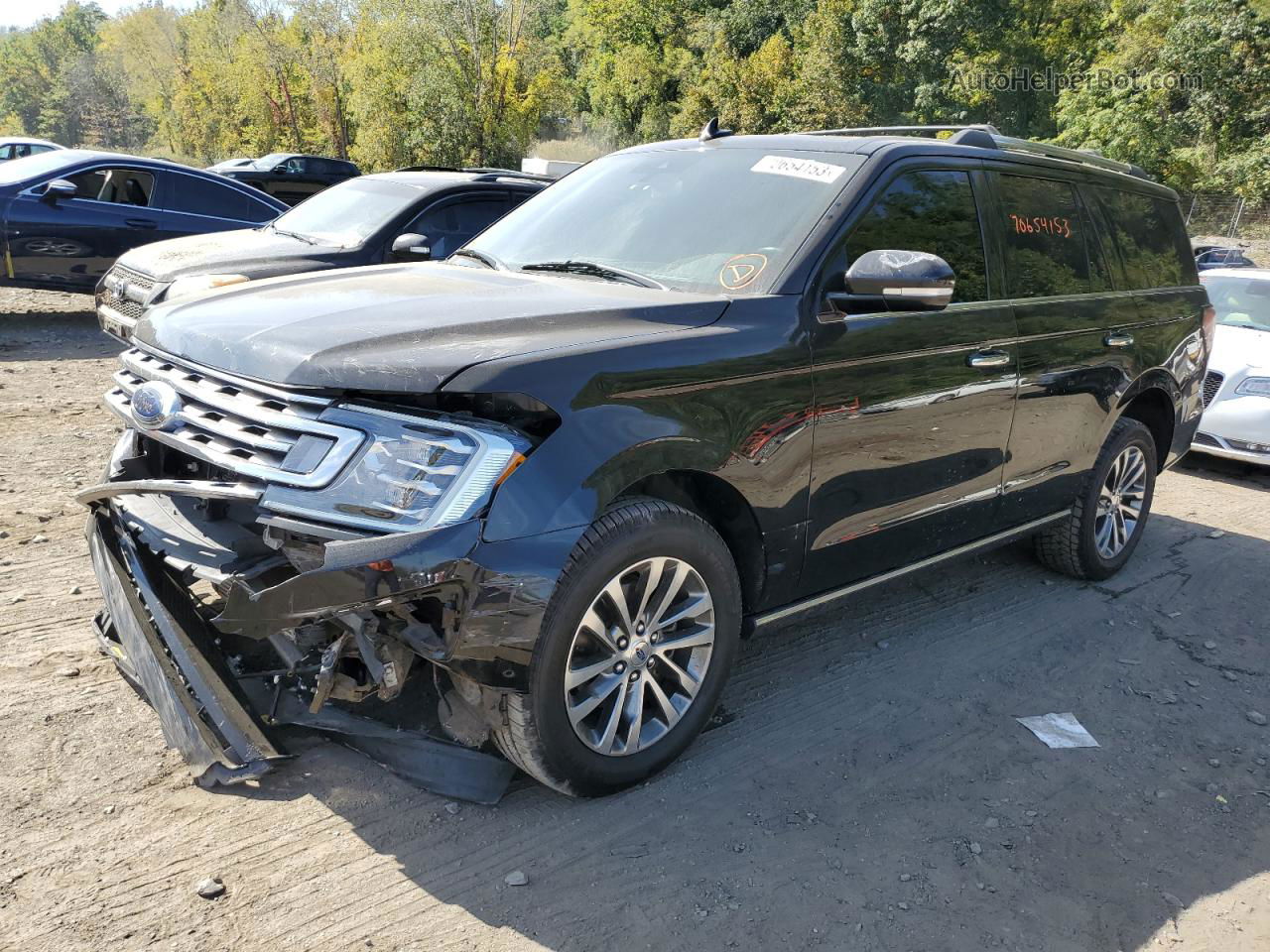 2018 Ford Expedition Limited Black vin: 1FMJU2AT7JEA67451