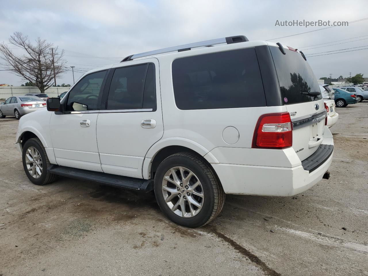 2017 Ford Expedition Limited White vin: 1FMJU2AT8HEA48059