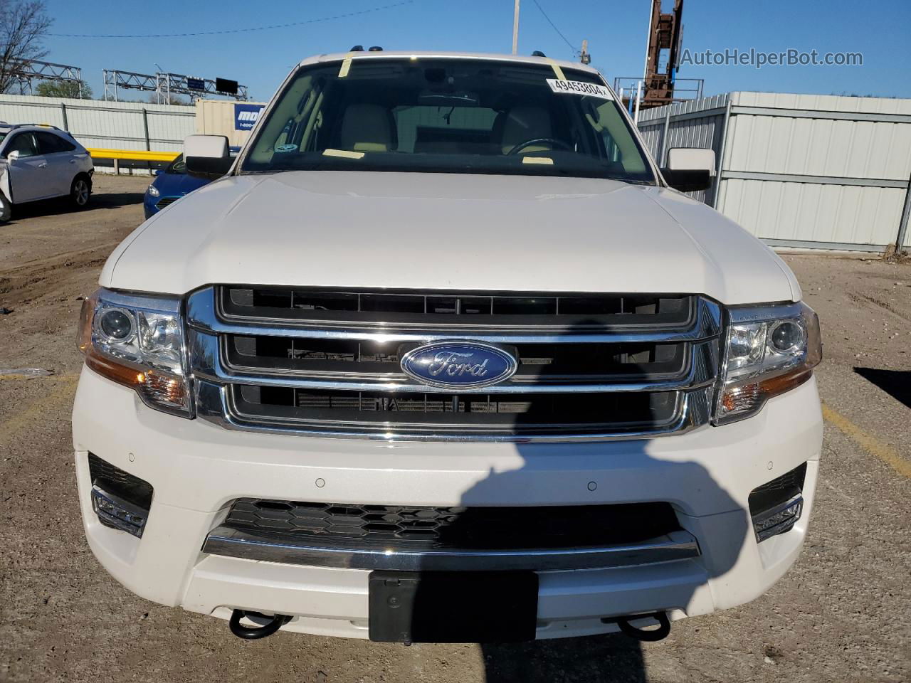 2017 Ford Expedition Limited White vin: 1FMJU2AT8HEA81241