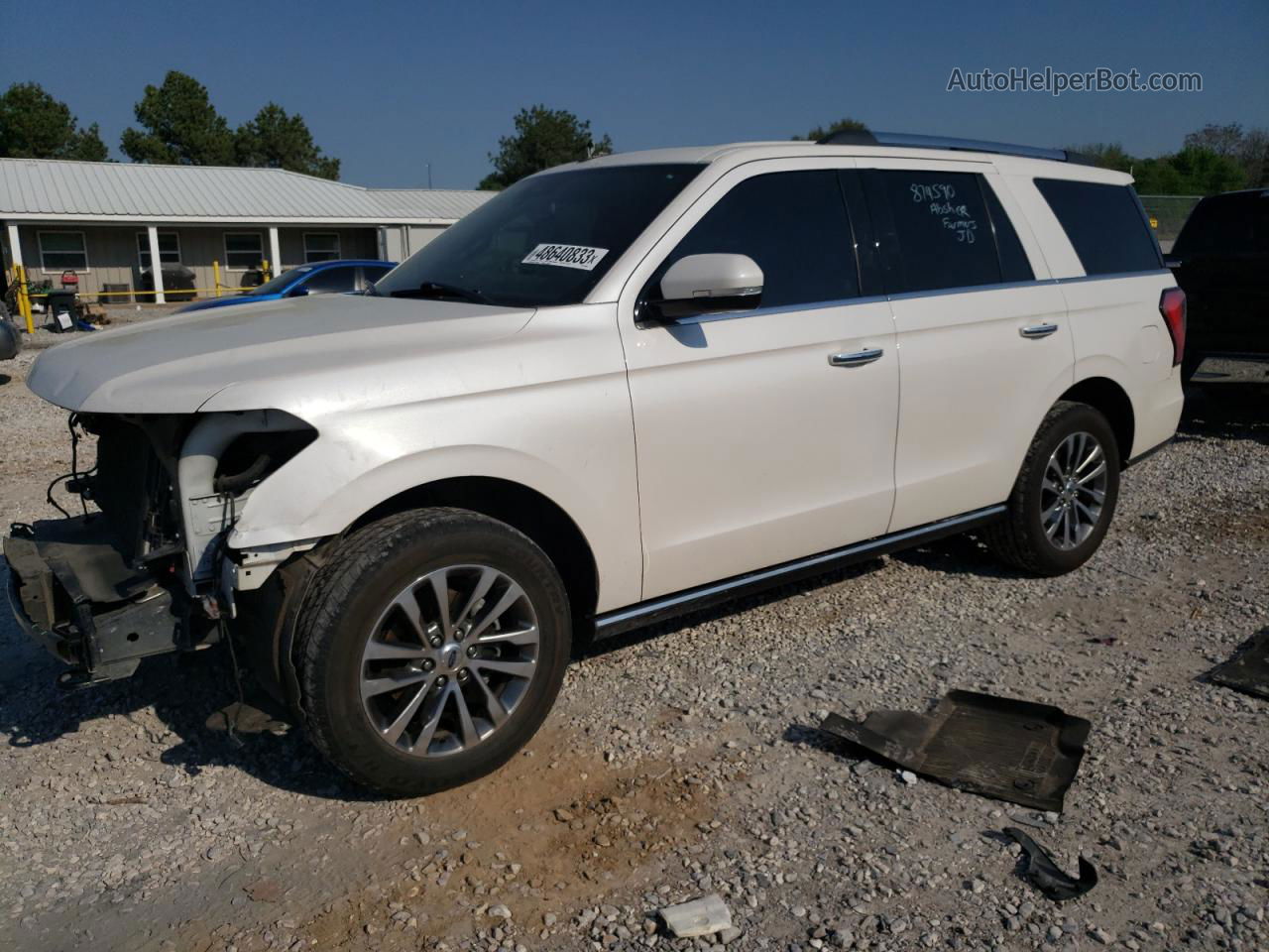 2018 Ford Expedition Limited White vin: 1FMJU2AT8JEA51808