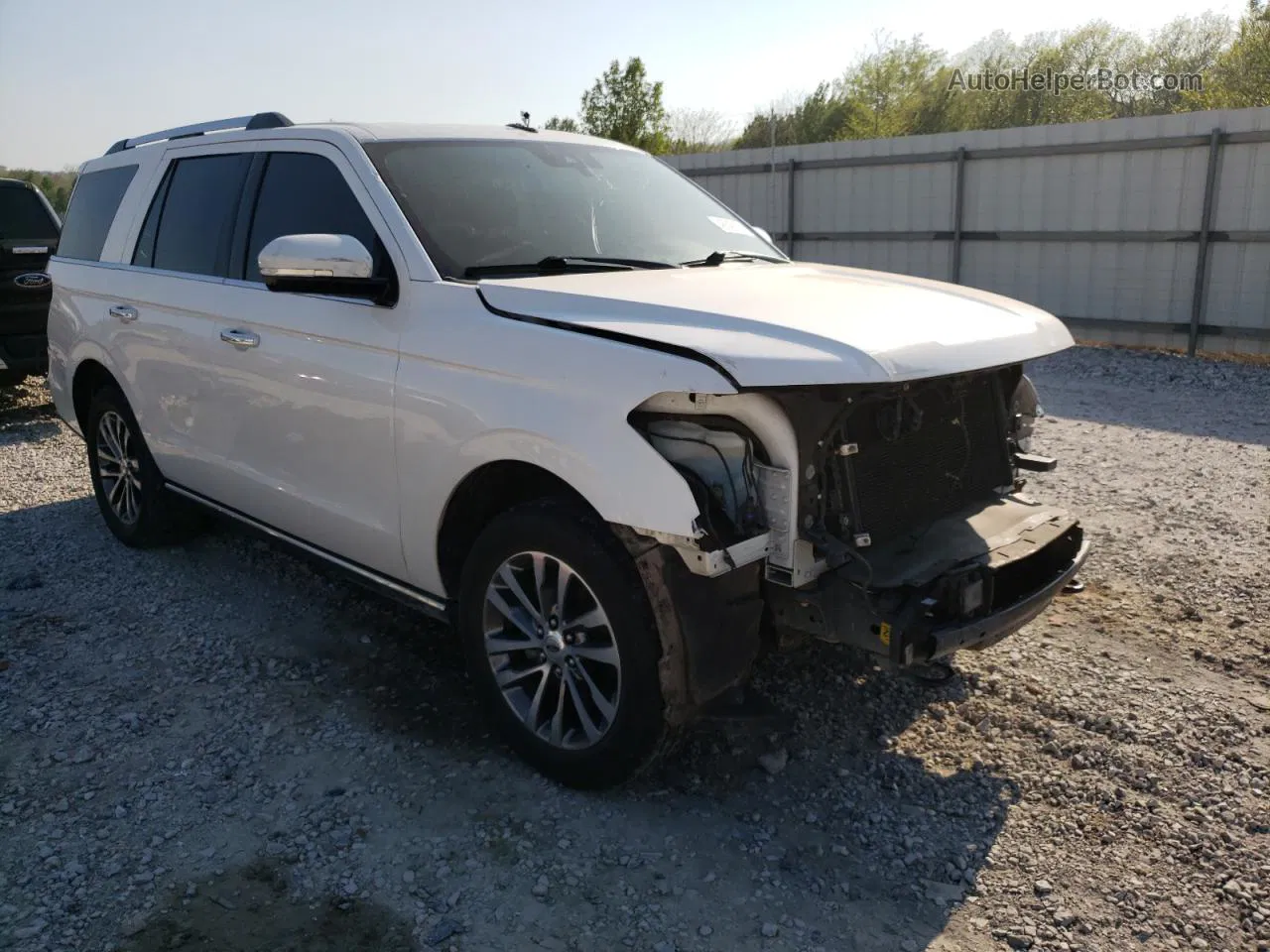 2018 Ford Expedition Limited White vin: 1FMJU2AT8JEA51808