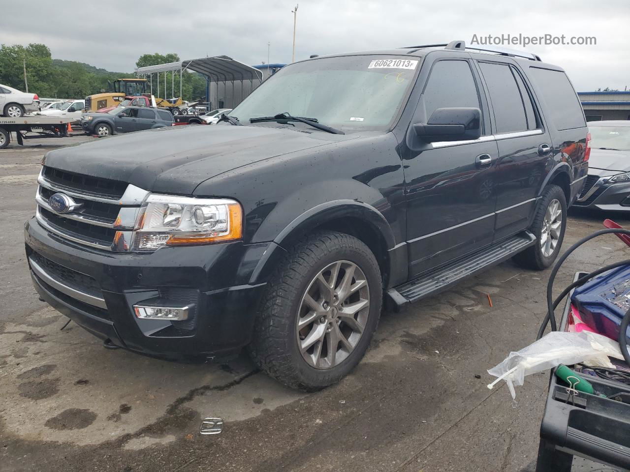 2016 Ford Expedition Limited Black vin: 1FMJU2AT9GEF49282