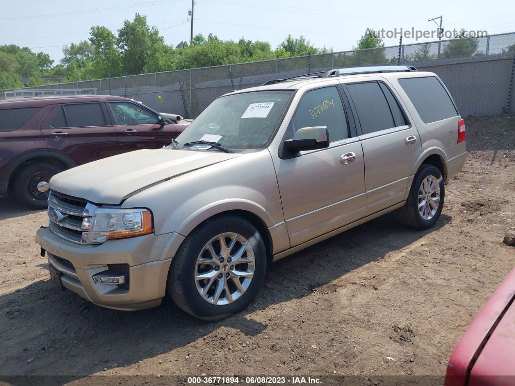 2017 Ford Expedition Limited Tan vin: 1FMJU2AT9HEA54288