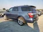 2018 Ford Expedition Limited Blue vin: 1FMJU2AT9JEA41157