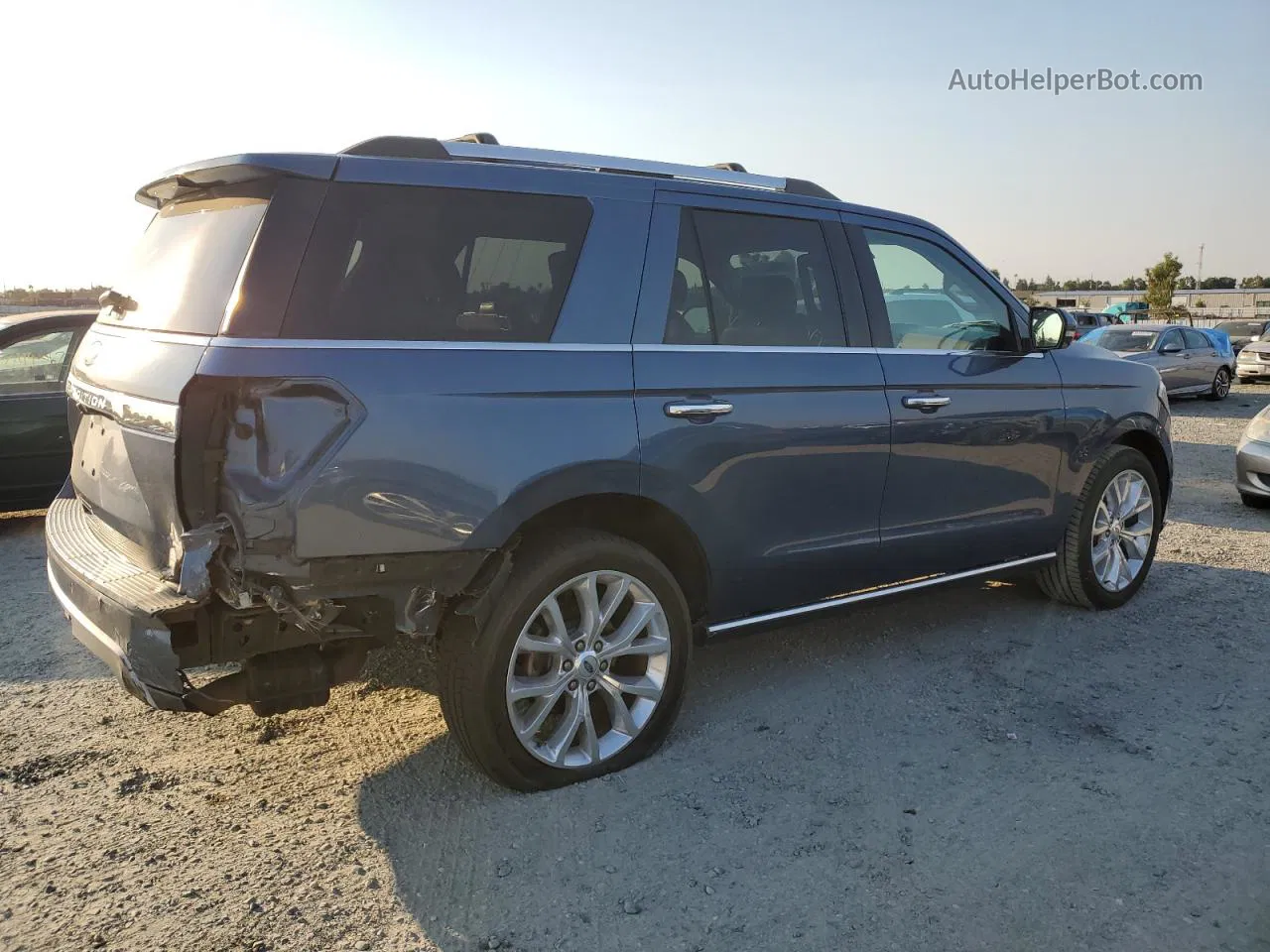 2018 Ford Expedition Limited Blue vin: 1FMJU2AT9JEA41157