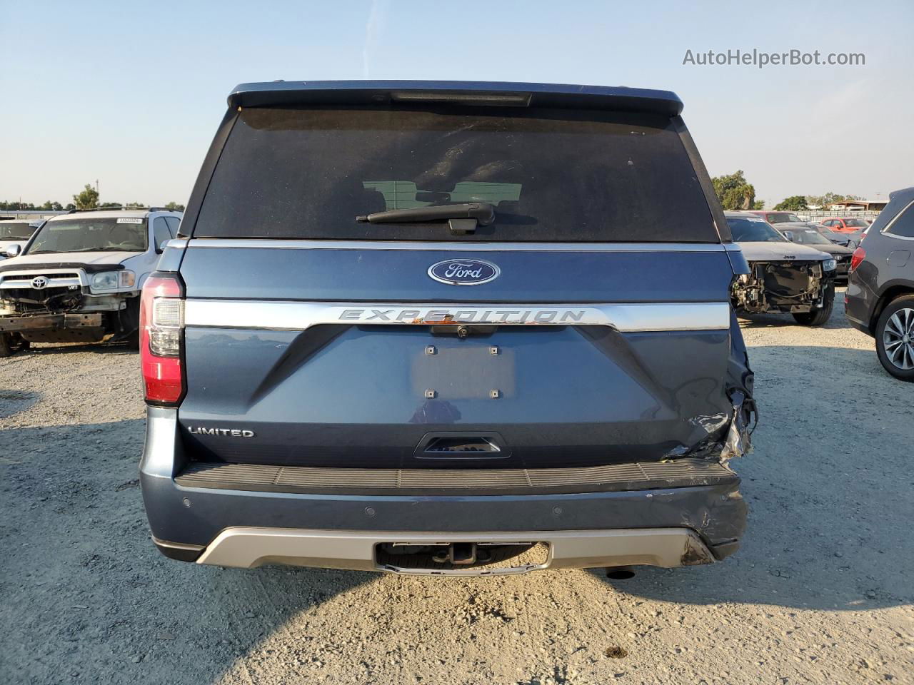 2018 Ford Expedition Limited Blue vin: 1FMJU2AT9JEA41157