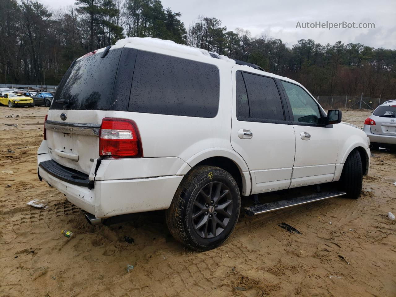 2017 Ford Expedition Limited White vin: 1FMJU2ATXHEA80530