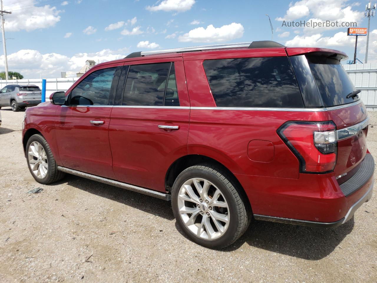 2018 Ford Expedition Limited Red vin: 1FMJU2ATXJEA00472