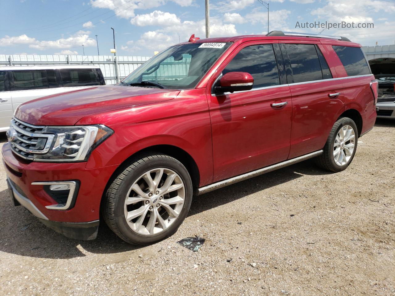 2018 Ford Expedition Limited Красный vin: 1FMJU2ATXJEA00472