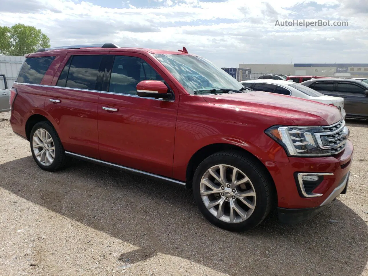 2018 Ford Expedition Limited Красный vin: 1FMJU2ATXJEA00472