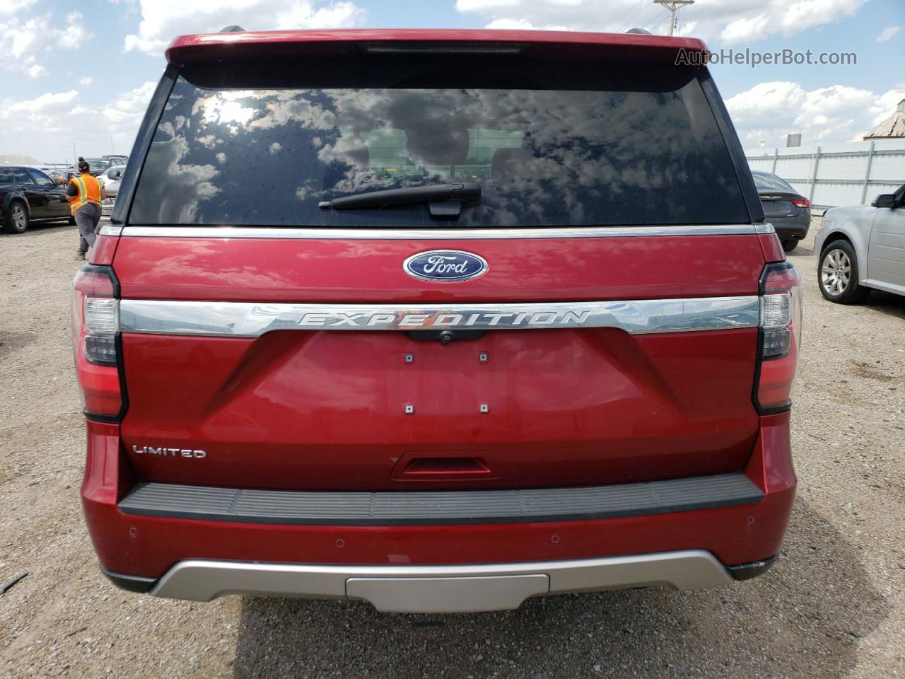 2018 Ford Expedition Limited Red vin: 1FMJU2ATXJEA00472