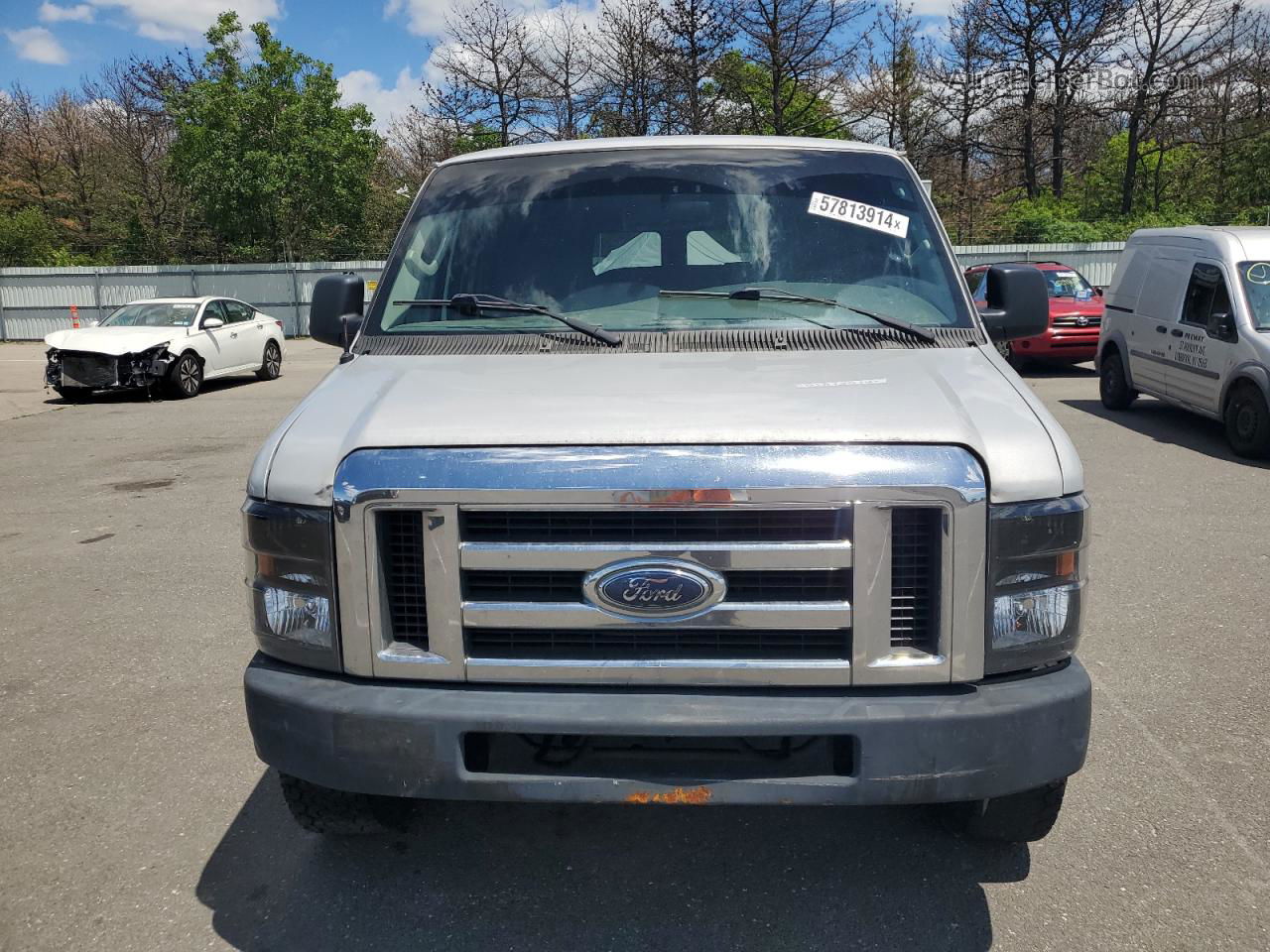 2008 Ford Econoline E150 Wagon Silver vin: 1FMNE11L58DB48473
