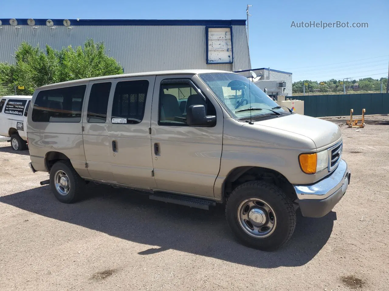 2007 Ford Econoline E150 Wagon Tan vin: 1FMNE11L87DA93533