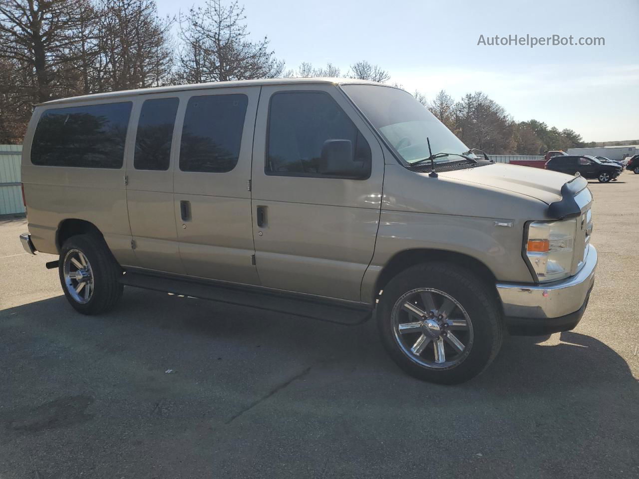 2008 Ford Econoline E150 Wagon Tan vin: 1FMNE11L88DA36802