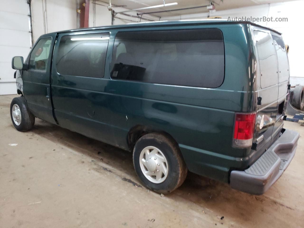 2007 Ford Econoline E150 Wagon Зеленый vin: 1FMNE11W17DA78513