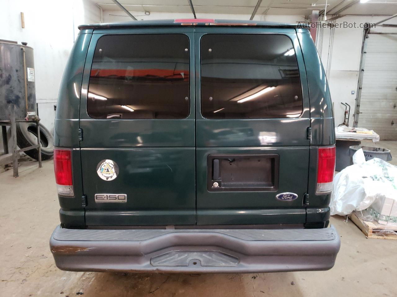 2007 Ford Econoline E150 Wagon Green vin: 1FMNE11W17DA78513