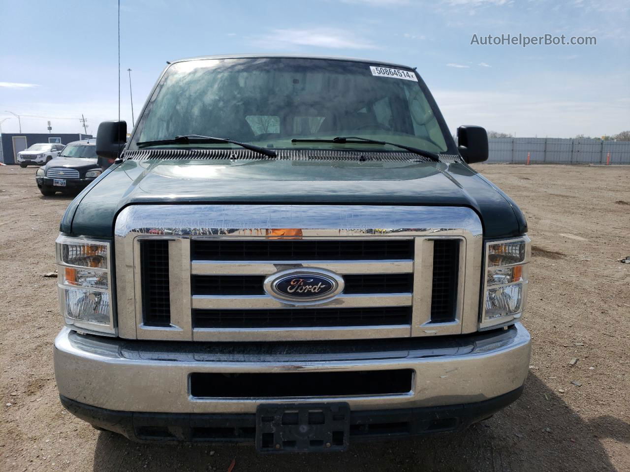 2008 Ford Econoline E150 Wagon Green vin: 1FMNE11W18DA68890