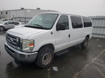 2008 Ford Econoline E150 Wagon White vin: 1FMNE11W18DA70137