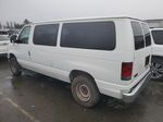 2008 Ford Econoline E150 Wagon White vin: 1FMNE11W18DA70137