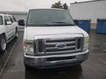 2008 Ford Econoline E150 Wagon White vin: 1FMNE11W18DA70137