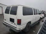 2008 Ford Econoline E150 Wagon White vin: 1FMNE11W18DA70137