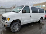 2007 Ford Econoline E150 Wagon White vin: 1FMNE11W27DA87561