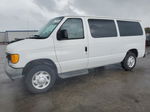 2007 Ford Econoline E150 Wagon White vin: 1FMNE11W47DA35252