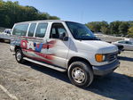 2007 Ford Econoline E150 Wagon White vin: 1FMNE11W77DA90598