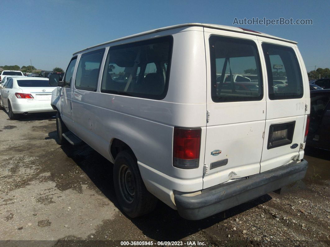 2007 Ford E-150 Chateau/xl/xlt White vin: 1FMNE11WX7DB45903