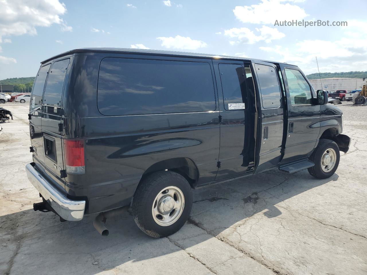 2012 Ford Econoline E150 Wagon Black vin: 1FMNE1BL8CDA25659