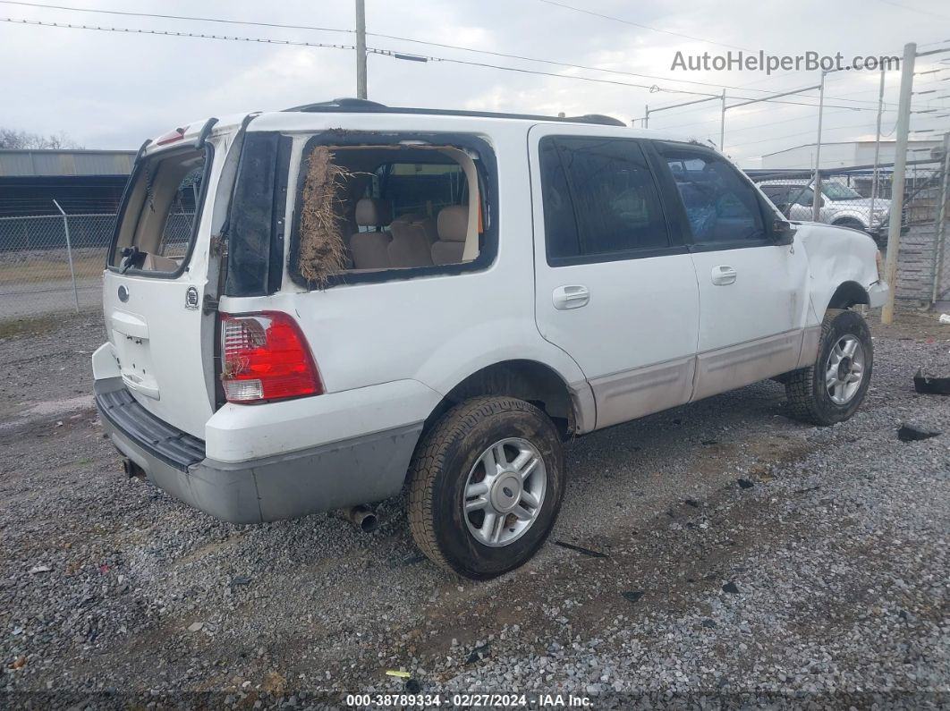 2003 Ford Expedition Xlt White vin: 1FMPU15L43LC29131