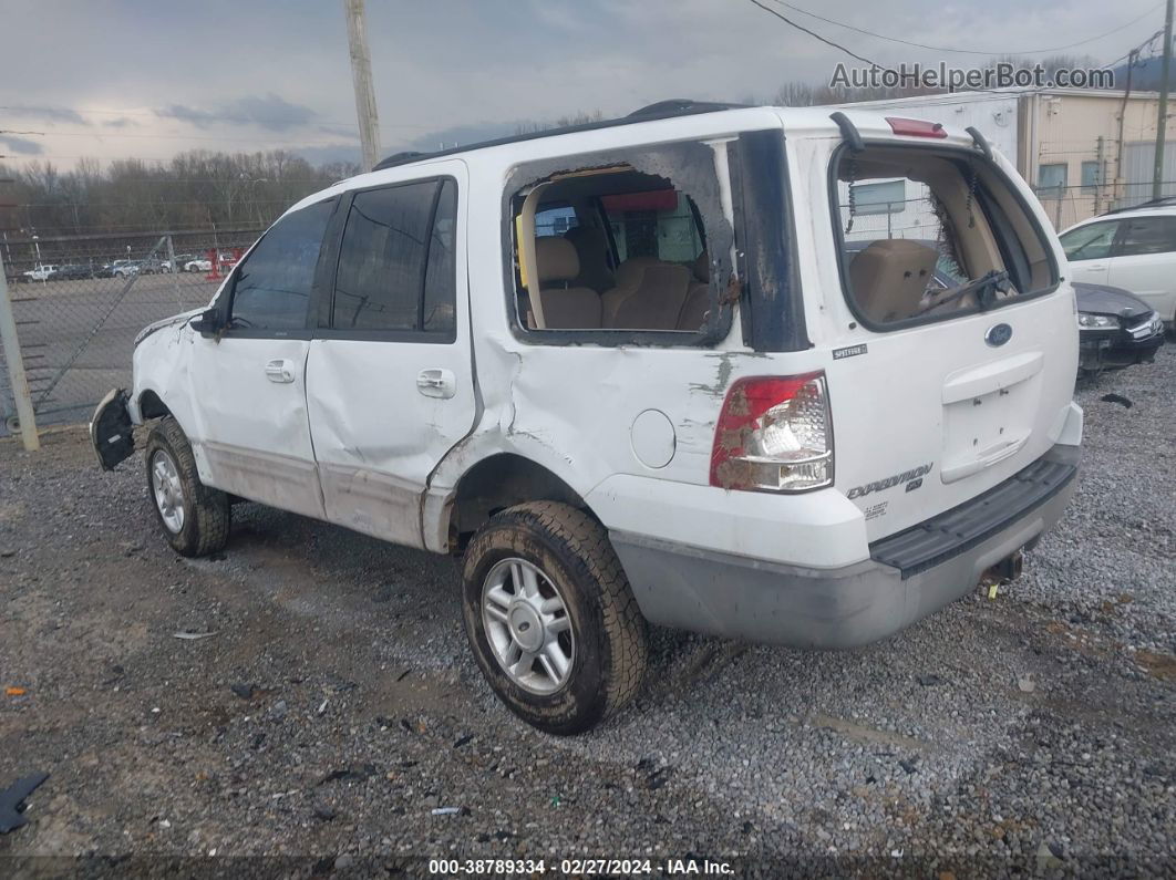 2003 Ford Expedition Xlt White vin: 1FMPU15L43LC29131